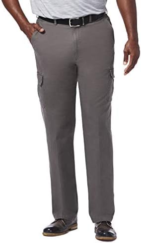 Haggar muške Comfort Stretch Classic Fit stan ispred tereta pantalone - redovne i velike & amp; Visok veličine