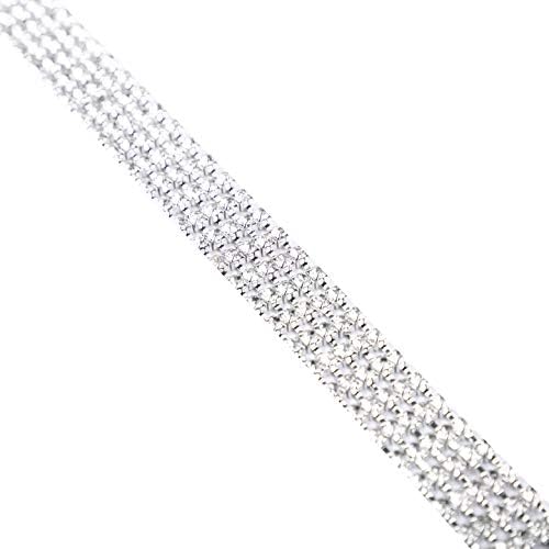 Lala IKAI ženski kristalni Rhinestone pojas za pojas svjetlucavi lanac sa dvostrukim pojasom O-Prstena