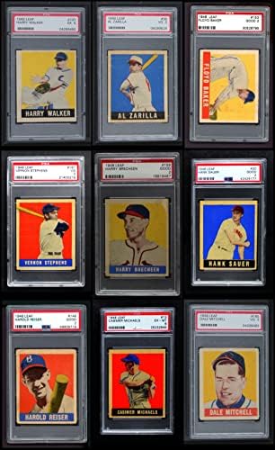1948-49 listov bejzbol all-psa gotovo kompletan set ex