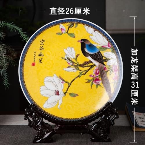 26cm Jingdezhen keramičke baubele Diplomski poklon Početna Dnevna soba Dekoracija Starodnevna viseća ploča