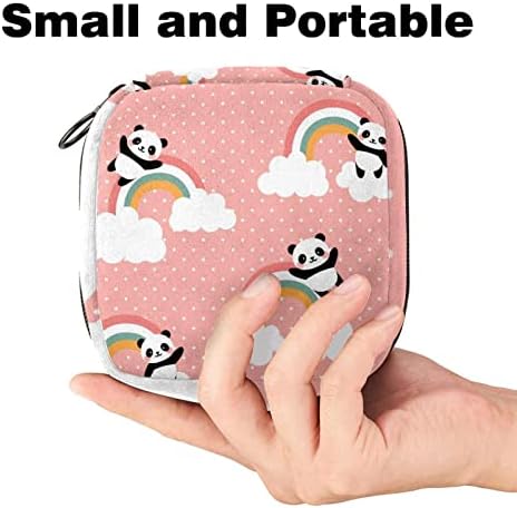 Ženski higijenski ulošci ulošci torbica za ženske menstrualne čašice torbica za djevojčice prijenosni period Tampon torba za pohranu slatka Panda sa patentnim zatvaračem