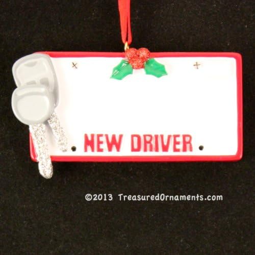 Novi Vozač Personalizirani Božićni Ukras