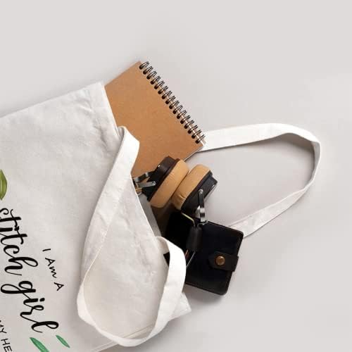 NJAXCUYO torba sa šavovima, poklon za šavove,lagane platnene torbe za kupovinu, elegantne torbe za višekratnu upotrebu, poklon za