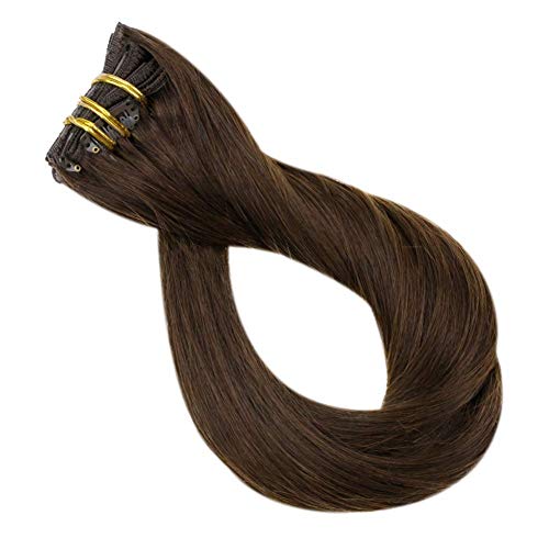 Full Shine Brown Clip u ekstenzijama za kosu prava ljudska kosa i ekstenzije za kosu od potke 24 inča