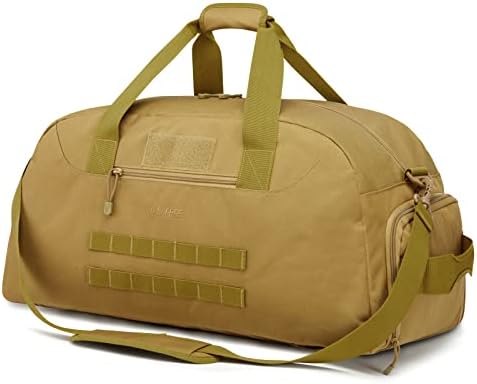 G4Free 70L Velike taktičke torbe za taktiku Muškarci Sportski ruksak za teretanu sa odjeljkom za cipele Vojni molle Duffel ruksak