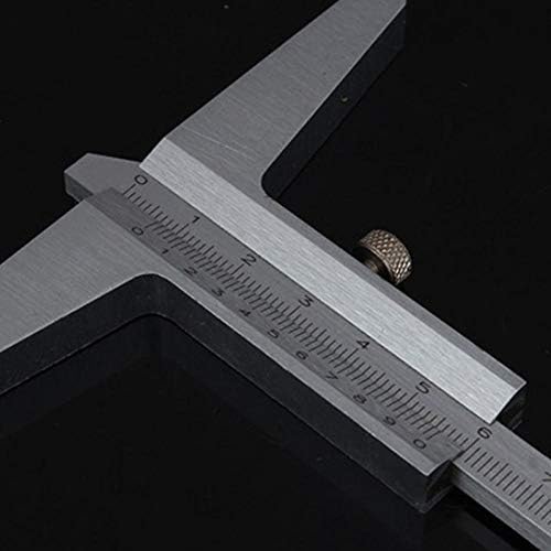 NFELIPIO 0-200mm čelična dubina Vernier kaliper mjerača dubine kaliper mjerača mikrometra dubine mjernog mjernog alata metrički mjerač