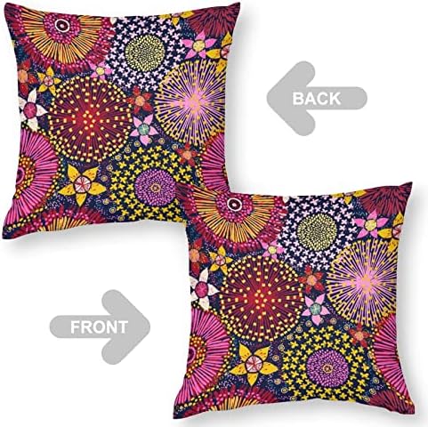 Australijski cvjetni kvadratni jastuk za jastuk od poliestera navlake za jastuke bacaju poklopce jastuka za kauč na razvlačenje