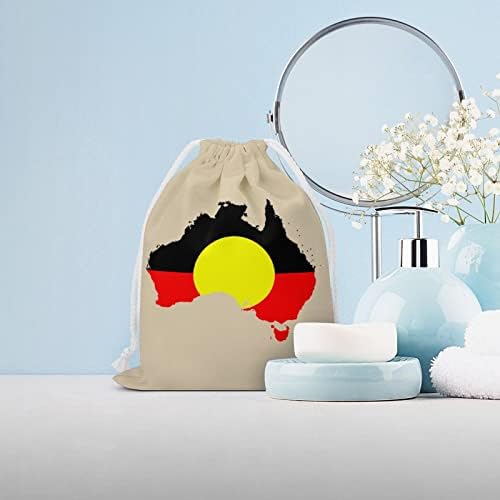 Australska aboriginalna zastava Mapa platna za pohranu torba za punjenje za višekratna torba vrećica Torba za kućnu kuću