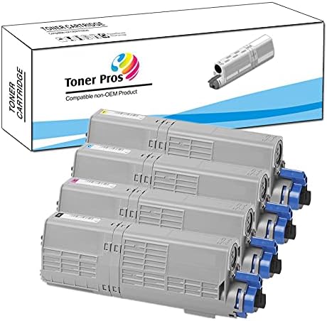 Toner Pros kompatibilni Toner za Oki Okidata C532 MC573 C532dn C542dn MC563dn MC573dn - Crna 7.000 i boje 6.000 stranica