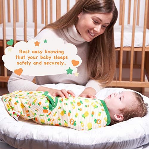BABY SWADDLE pokrivač za novorođene dječake i djevojke - Baby Swaddles 0-3 mjeseca - Velcro Swaddle - Baby swadlers - podesiva prekrivači za dojenčad - baby swaddy vreće za spavanje - novorođenčad za spavanje