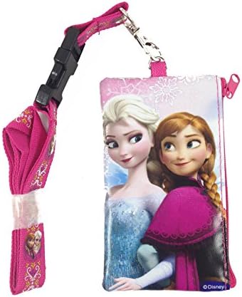 Disney Frozen Elsa i Anna privjesak za ključeve Lanyard Fastpass držač lične karte Pink