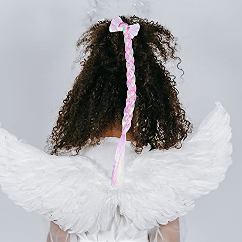 PRETYZOOM haljina frizura lažna sa kravatom od repa Dečija frizura elastični repovi performanse dekorira ženske perike rekvizite produžetak