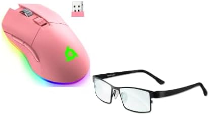 KLIM Blaze punjivi bežični miš za igranje RGB i štiti naočare za blokiranje plavog svjetla smanjuju naprezanje očiju i umor