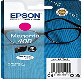 Epson genuine Ink Singlepack High Yield Black 408 XL DURABrite Ultra