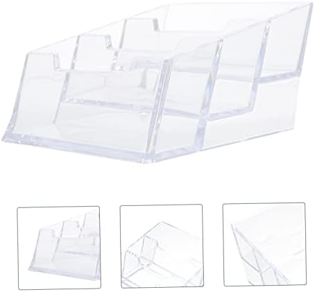 NUOBESTY 2kom tabele kontejnera transparentni držač za pozivne beleške poslovni Kancelarijski materijal Materijal za alat Clear Wedding