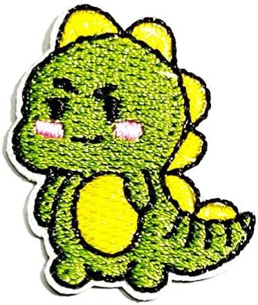 Kleenplus 3kom. Mini Lovely Crocodile Green Iron on Patches Cartoon Kids modni stil vezeni motiv Applique dekoracija amblem Costume