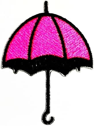 Kleenplus pink Umbrella Cartoon vezeni gvožđe na šiju na značku za farmerke jakne šeširi ruksaci majice naljepnica kišobran Kiša Appliques & dekorativni flasteri