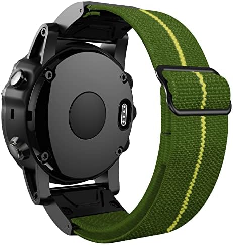 DJDLFA 26mm brza najlonska petlja elastična traka za sat za Garmin Fenix 6X 6 Pro Fenix 5X 5 Plus 3hr Tactix Delta MK2 Smart Watch