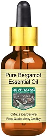 Devprayag Pure Bergamot Esencijalno ulje s destiliranim parom od stakla 15ml