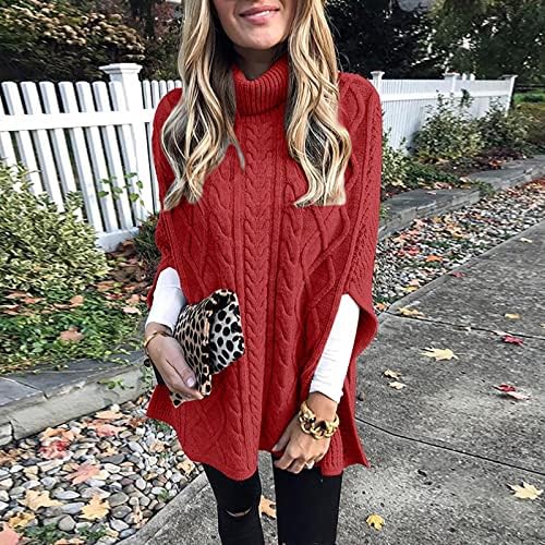 RMXEI ženska jesen i zimski pulover prugasti patchwork V-izrez plus veličine pletena