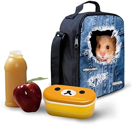 chaqlin Cute Pink Alpaca Print ruksak Set 2 komada, uključuje slatke kutije za ručak za stol za djecu Školska torba za djevojčice Outdoor Back Pack