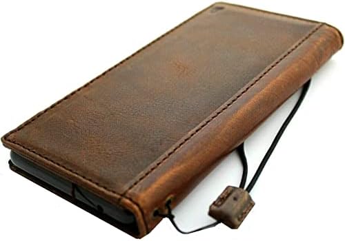 Jafo torbica od prave kože za iPhone 14 13 12 11 Pro Mini Max Plus ručno rađeni novčanik Vintage Retro nauljeni poklopac luksuzne