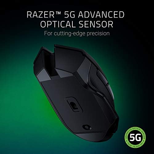 Razer Basilisk X HyperSpeed Wireless Gaming Mouse: Bluetooth & amp; Wireless Compatible, 16k DPI optički senzor, 6 programabilnih