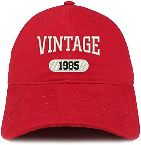 Trendy prodavnica odjeće Vintage 1985 vezeni 38. rođendan opuštena pamučna kapa