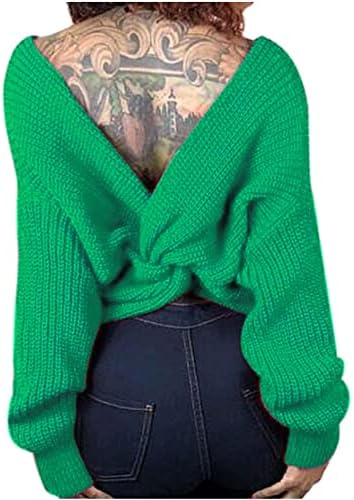 Ženski ležerni kabelski pleteni džemperi Čvrsta boja s dugim rukavima Crewneck džemper pulover Trendy Fall Tunic Jumper vrhovi