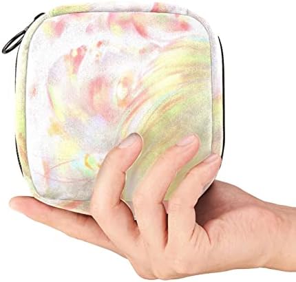 ORYUEKAN torba za odlaganje higijenskih uložaka, prenosiva menstrualna torba za žene i djevojčice torbica za menstrualne čašice, apstraktna