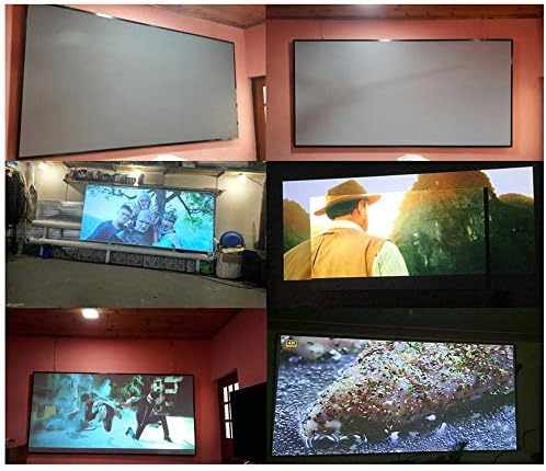 XXXDXDP 133 Prijenosni sklopivi ekran projektora 16: 9 Metalni sloj Otporan na svetlosni kućni film Reflection Screen Magic Pastes jednostavan za upotrebu