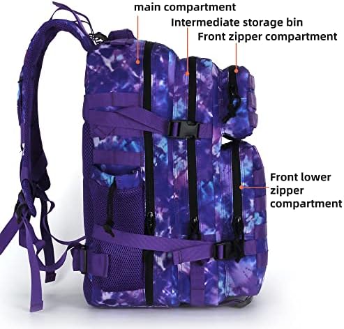 TIANYOUTDOOR 45L Taktički ruksak za assault s mollom vodootpornoj bubica pakovanje ruksaka za planinarenje Putovanje