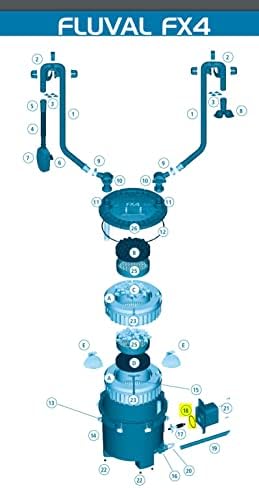 Beaver Island Dijelovi Co. odgovara Fluval A20211 FX4 / FX5 / FX6 zaptivni prsten motora filtera za akvarijum