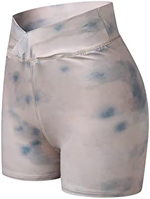 Yoga kratke hlače za žene visoke struk za bicikle kratke atletske hlače poprečno vježbanje struka Pokretanje kratkih tajica sa / bez džepa