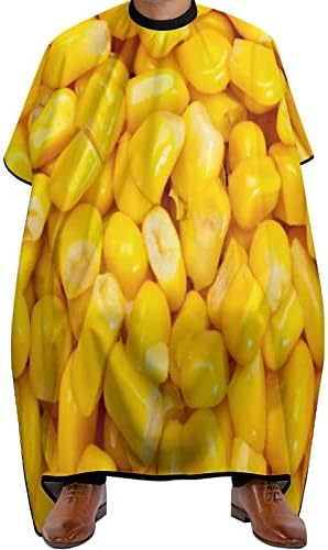 Žuta kukuruzna kernela tekstura brijač za rezanje kose Cape vodootporni ogrtač sa podesivim zatvaračem, frizerske frizerskih boja