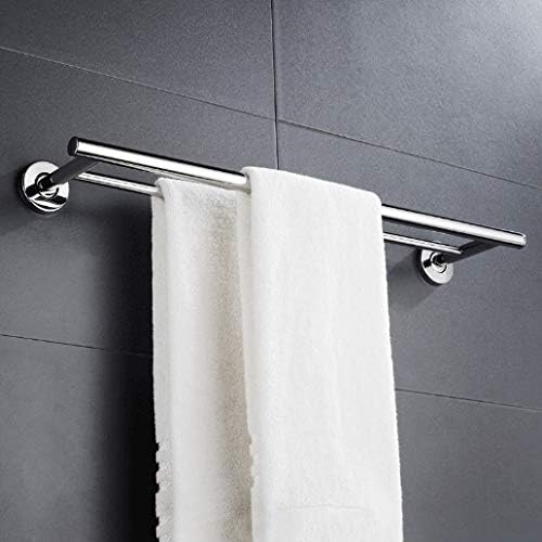 SLSFJLKJ nehrđajućeg čelika protiv hrđe kupaonice za kupaonicu Dvostruki ručnik nosač ručnika na zidu montiran
