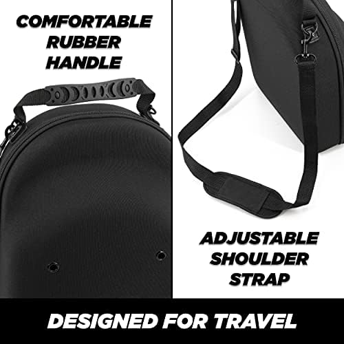 CASEMATIX šešir putna torbica za do 6 bejzbol kapa sa spoljašnjošću tvrde školjke, podesivom naramenicom i ručkom za nošenje-zaštitni