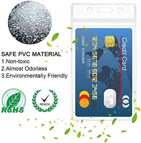 Vertikalni id držači znački zaptivni Vodootporni prozirni plastični držač, za RFID/blizinu / značku prevucite kartice ili kreditnu karticu/vozačku dozvolu