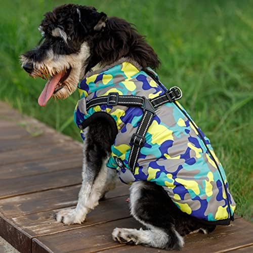 Norbi PET topla jakna Mali pas vest za pse Wih povodac štenad zima 2 u 1 odjeću hladni vremenski sloj