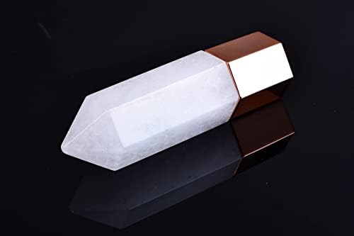 Amoystone 6pcs Prirodni kristalni štapići Mješoviti 4 i bistro kvarcne esencijalne masažne masažne masaže 8ml