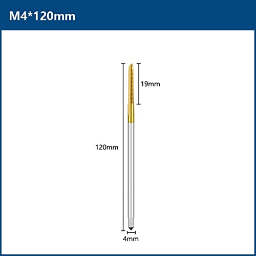 Vruća pločica M2-M12 Thread Dodirnite ravno flautu 90-150 Dužina metrička utikač Kupovina za metalne alate za navojni navoj 1kom 1pcs
