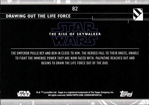 2020 TOPPS Star Wars Raspon Skywalker serije 2 # 82 Izvlačenjem kartice za trgovinu životnoj sili