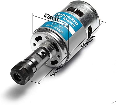 Genmitsu GS-775m 20000RPM 775 CNC vretena Motor sa 5mm ER11 Collet Set + 3018 Y-osa proširenje Kit za većinu 3018 CNC Router mašine