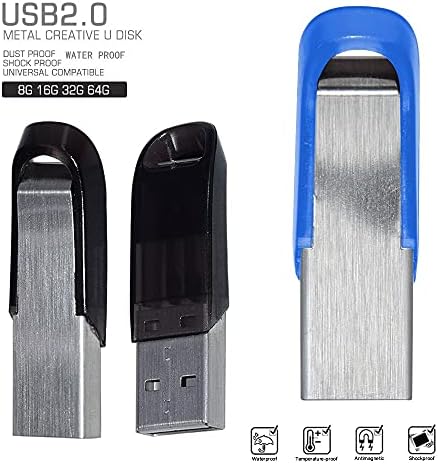 Sxymkj 10pcs modni metalni USB fleš uređaj 128GB 64GB 32GB brzina pogona za brzinu 16GB 8GB 4GB memorijska flash USB 2.0 štap za poklon