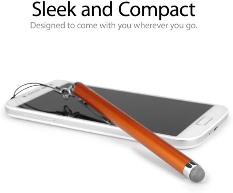 Stylus olovka za Galaxy Tab 3 8.0 - Evertouch kapacitivni stylus, vrhova vlakana kapacitivna olovka za Galaxy Tab 3 8.0, Samsung Galaxy Tab 3 8.0 - Bold Orange