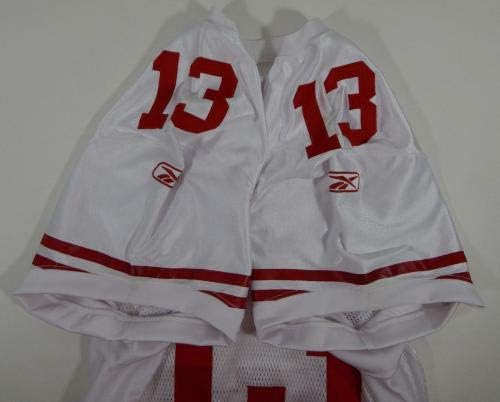 2010 San Francisco 49ers 13 Igra izdana Bijeli dres DP06178 - Neincign NFL igra rabljeni dresovi