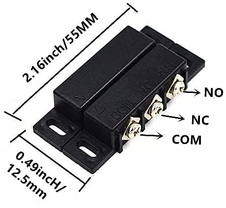 GDQLCNXB magnetni prekidač za trsku, magnetni prekidač za vrata/magnetni kontaktni prekidač / Normalno otvoren zatvoreni NC bez alarmnog