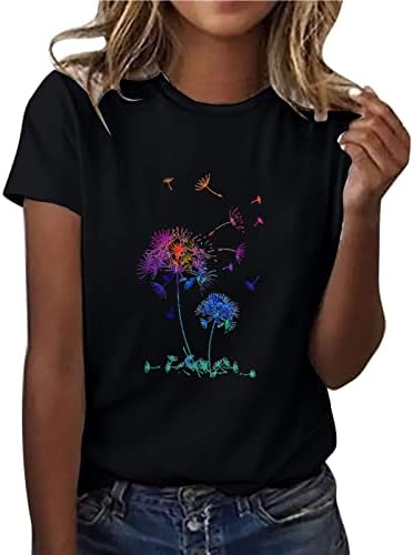 Žene 2023 Odjeća pamuk Crewneck grafički Casual Top Shirt jesen ljeto kratki rukav Tshirt za djevojčice XP XP