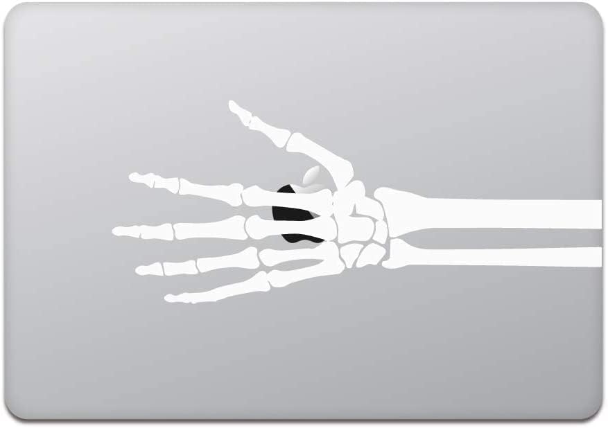 KindStore MacBook Pro 13/15 - / Air 13 2018 - MacBook naljepnica naljepnica skeletna kost ručna crvena M853-R