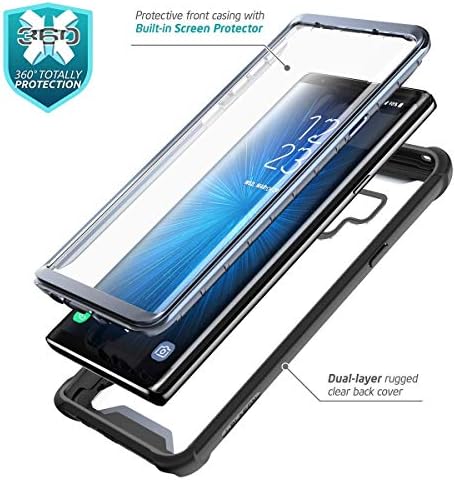 I-Blason Ares dizajniran za Galaxy Note 9 futrola, cijelo tijelo Čvrsto čistog karika sa ugrađenim zaštitnikom zaslona za Galaxy Note